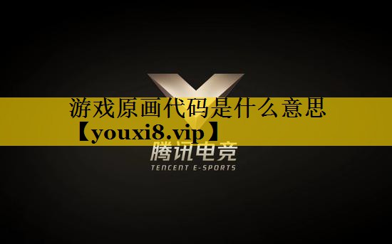 游戏原画代码是什么意思